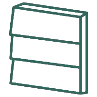 Siding icon used to represent ecoshield exteriors siding installation services