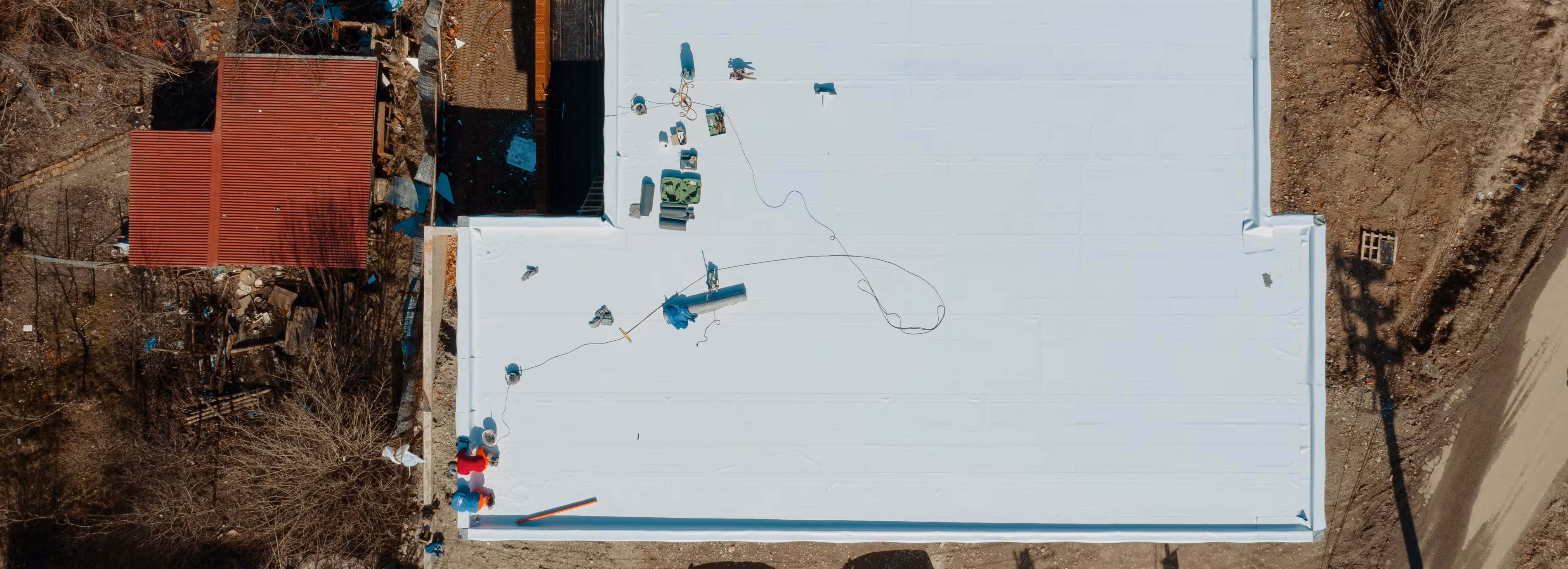 Multi-family roofing project on a Colorado community building