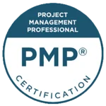 Project Management Professional certification badge held by ecoshield exteriors