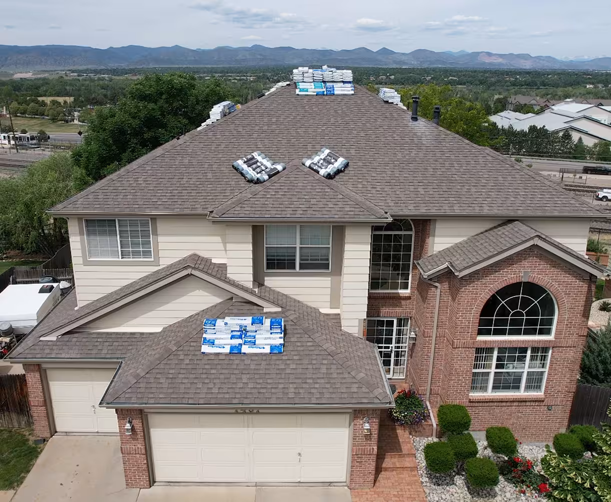 Residential roof replacement in Denver following inspection for hail and wind damage