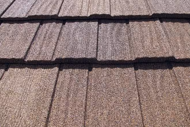 DECRA stone-coated steel shingles installed on a residential roof in Colorado