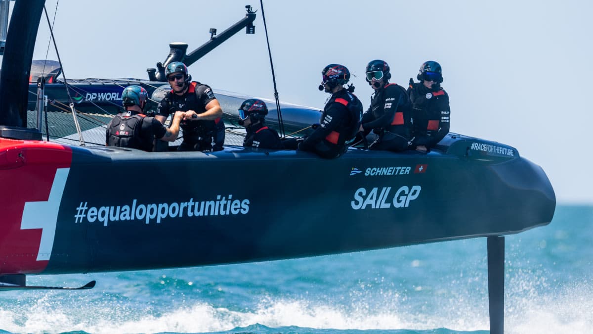 Great Britain Sail Grand Prix | Portsmouth | Season 5 | Switzerland | Racing
