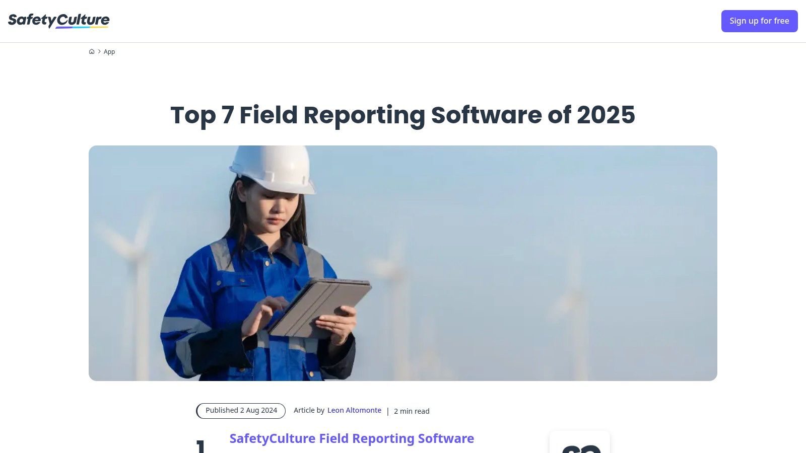 SafetyCulture (iAuditor)