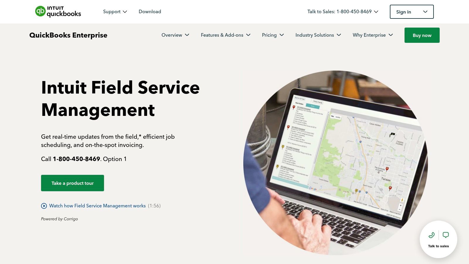 Intuit Field Service Management (powered by Corrigo)