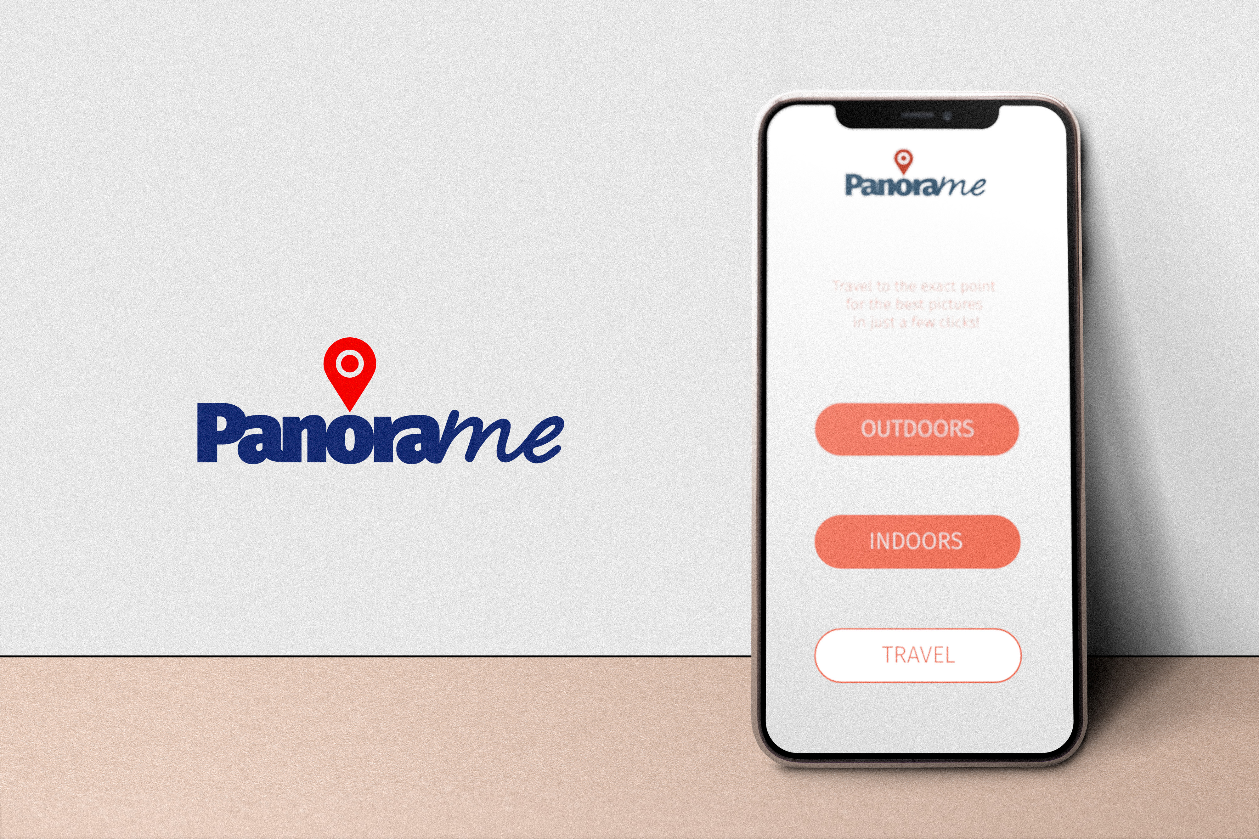 PanoraMe app - Mockup