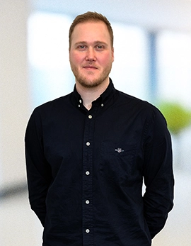 Billede af Michael Holm som er VVS-installatør praktikant