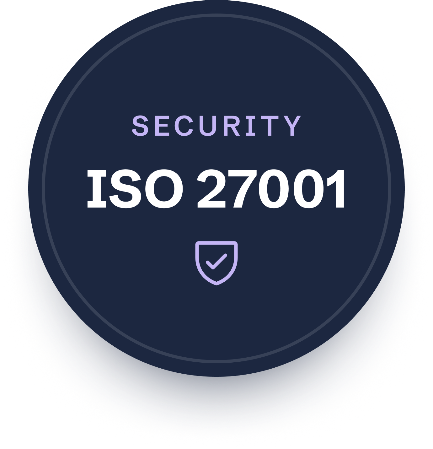 ISO 27001 badge