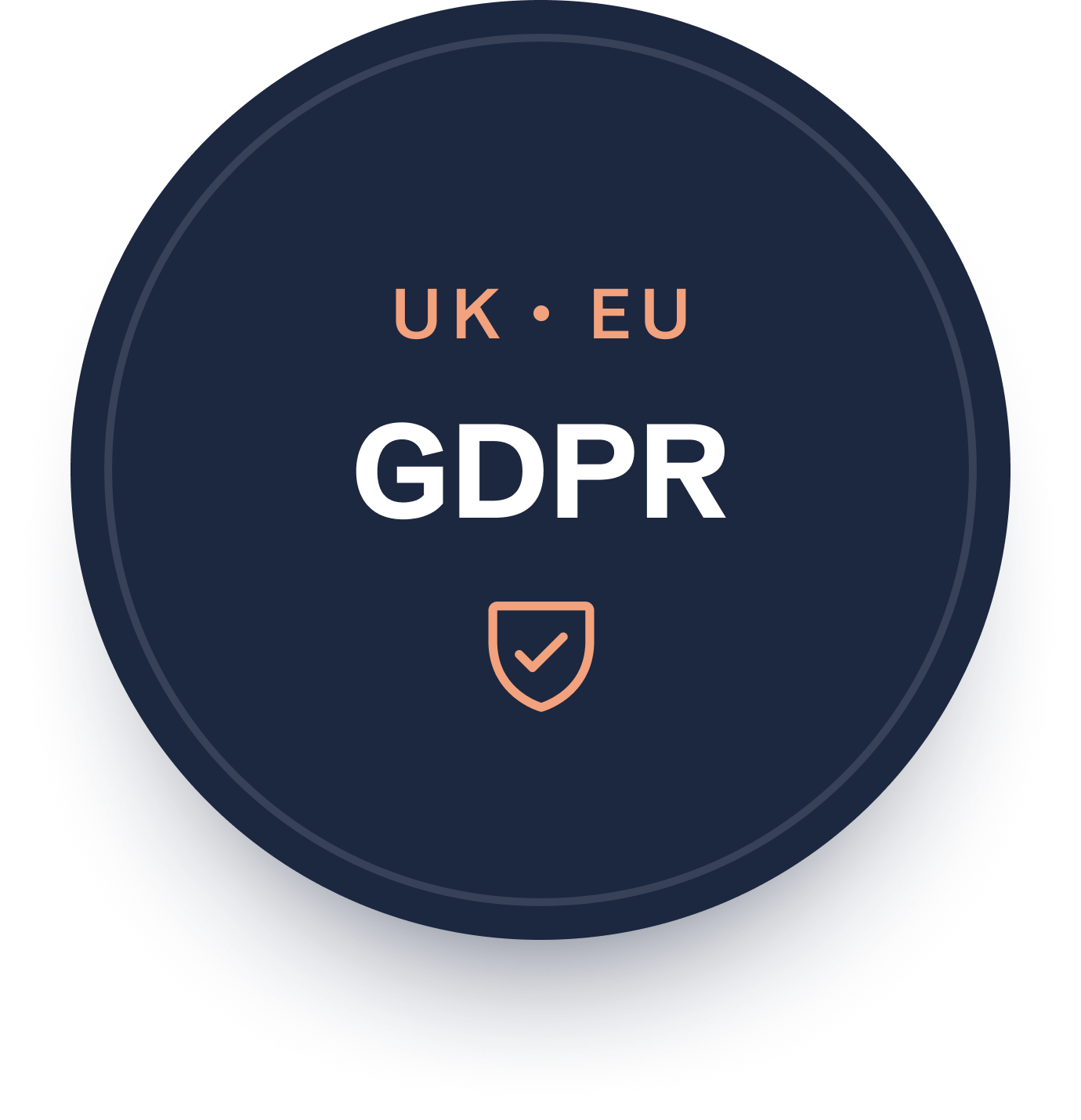 UK and EU GDPR badge