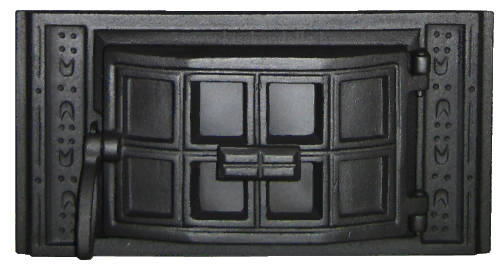 Pelenų valymo durelės S3618-F juodos spalvos