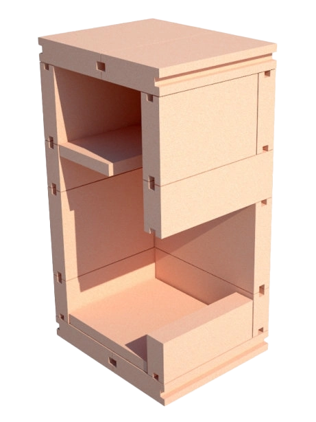 Wolfshoher akumuliacinės plokštės su grioveliu