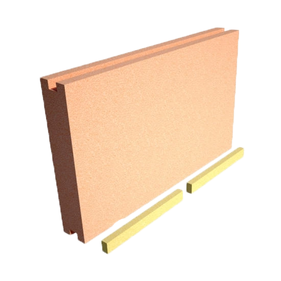 Šamotinė plokštė 500x300x60mm HBO+