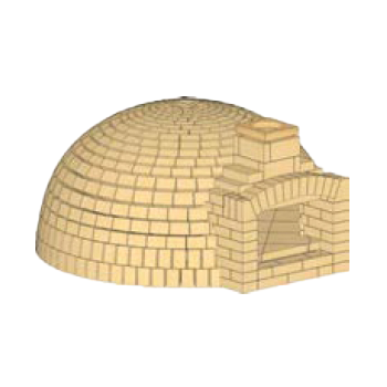 Kupolinė picų kepimo krosnis 160 / Ø1600mm