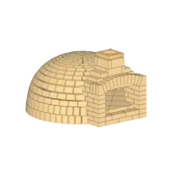 Kupolinė picų kepimo krosnis 130 / Ø1300mm