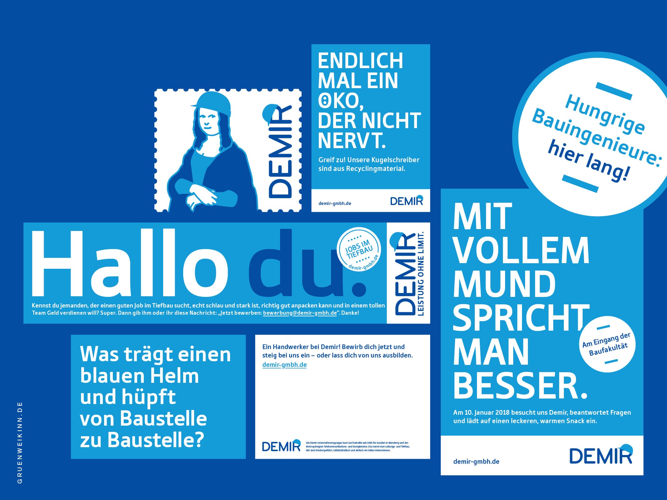 Verschiedene Messeartikel