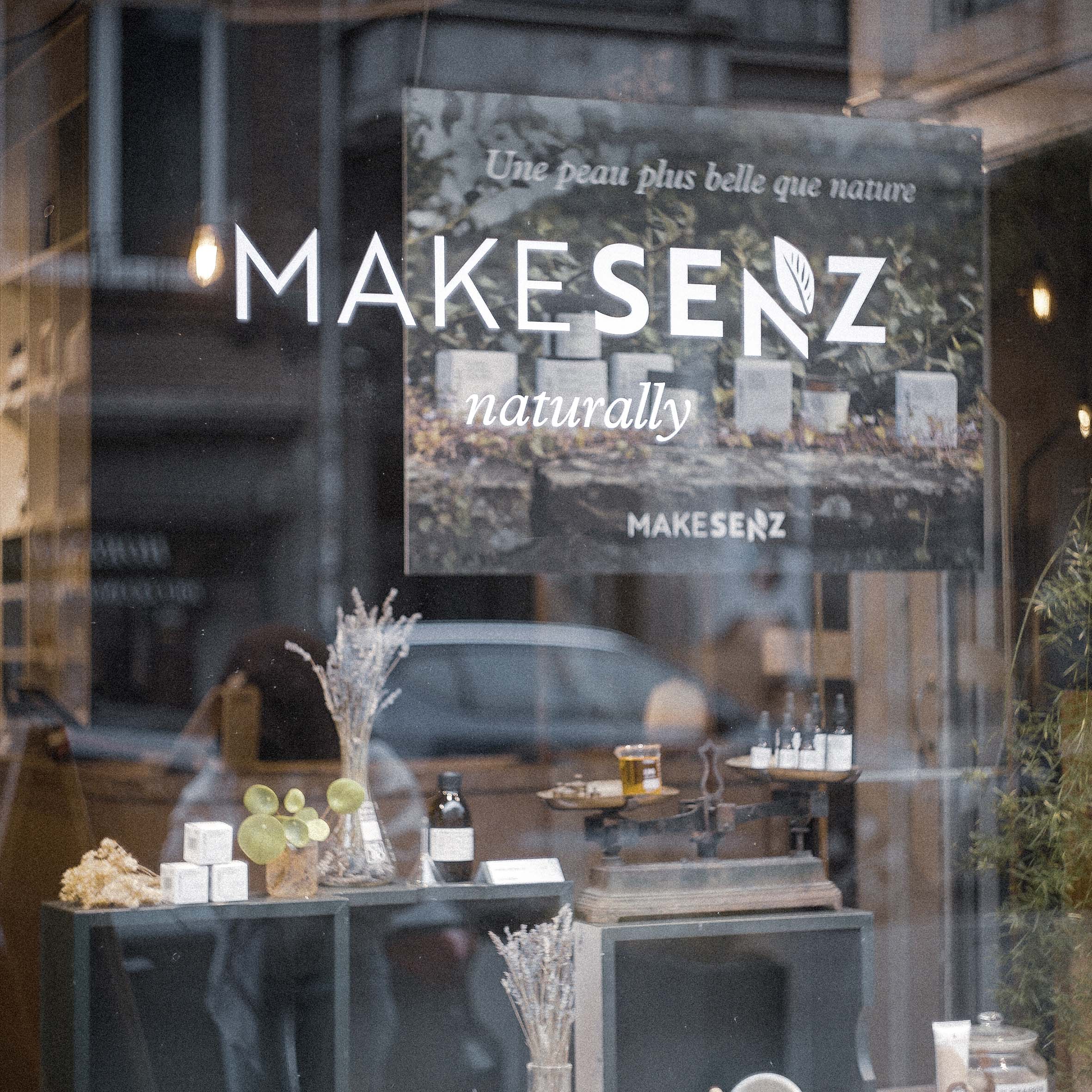 MakeSenz Brussels Storeshop Front Window