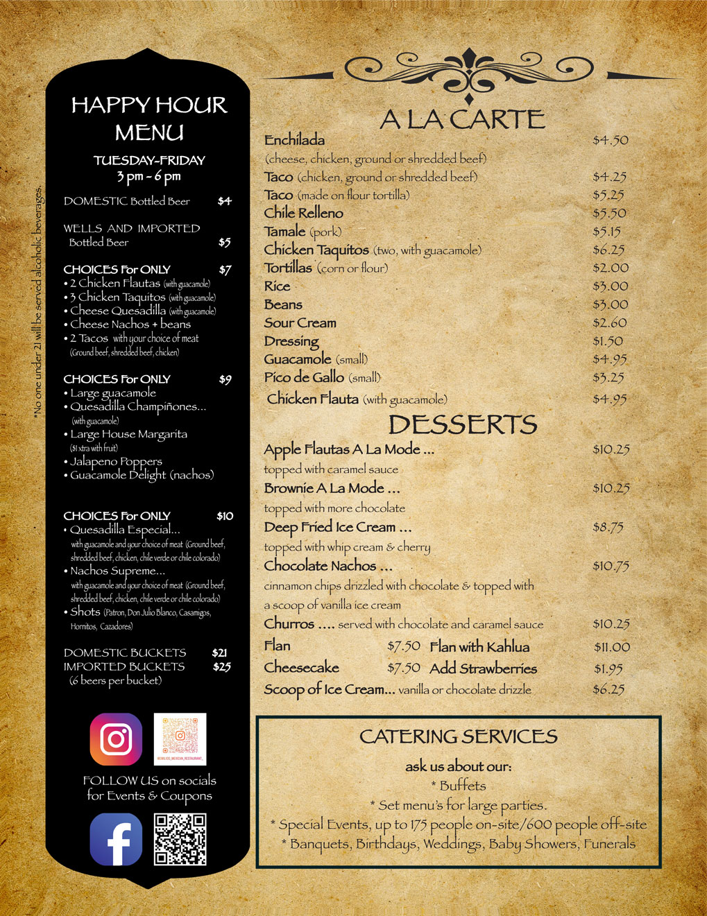 Menu Page