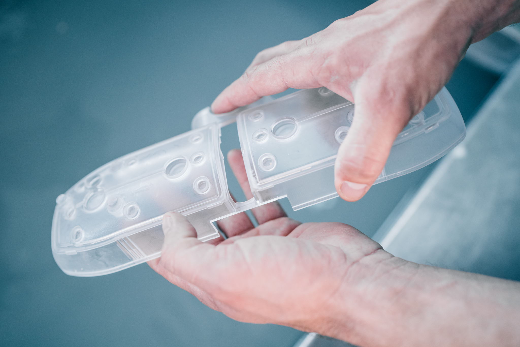 Transluzenter Kunststoffteil