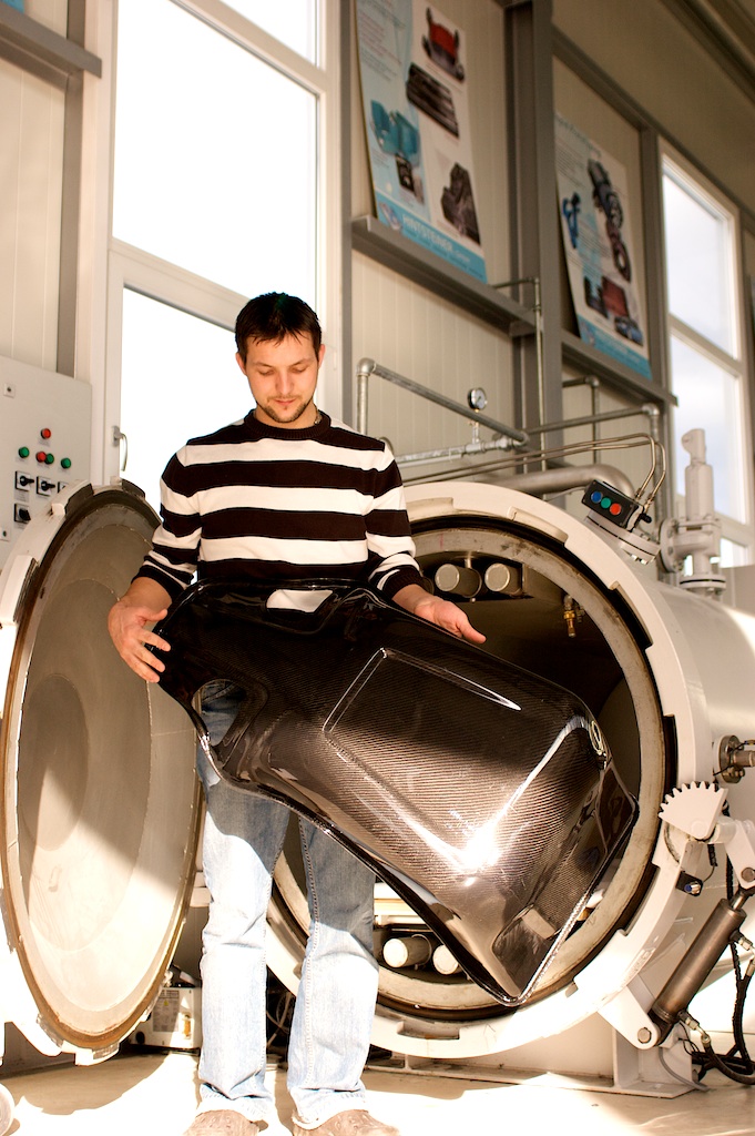 Martin Hintsteiner im Jahr 2005 vor dem ersten Autoklaven