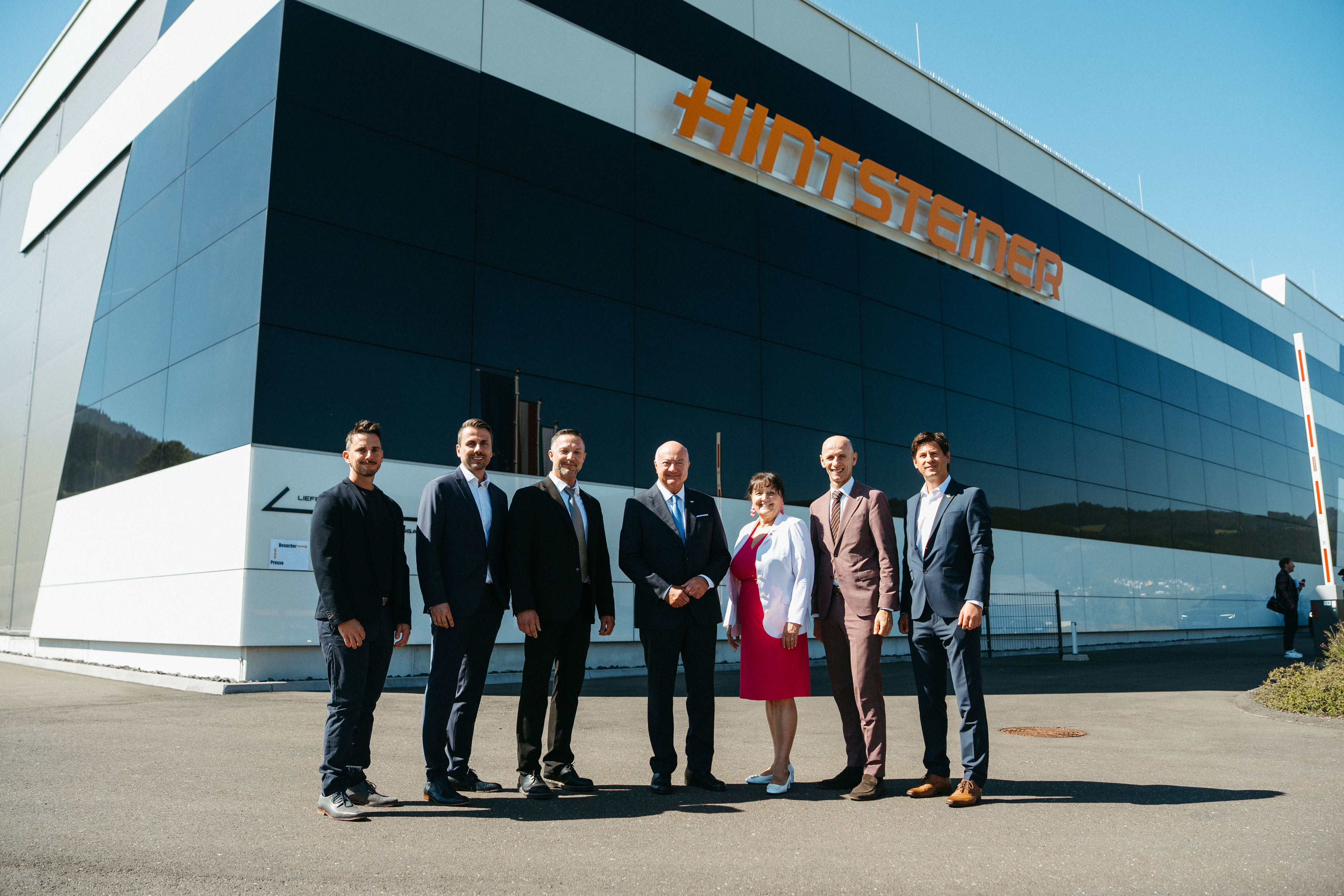 Bundeskanzler Besuch – Gruppenfoto