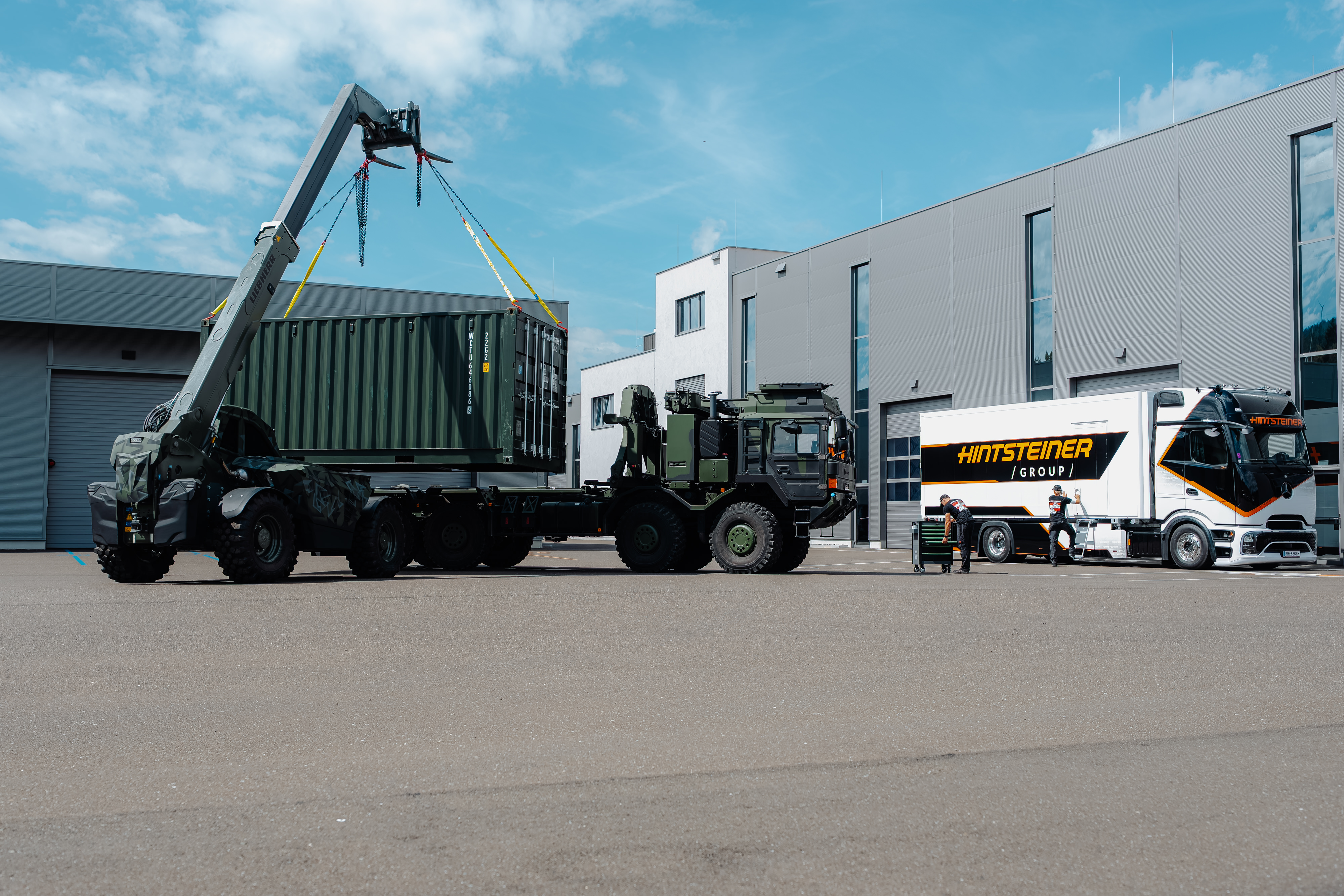Mobiler Militärservice direkt vor Ort