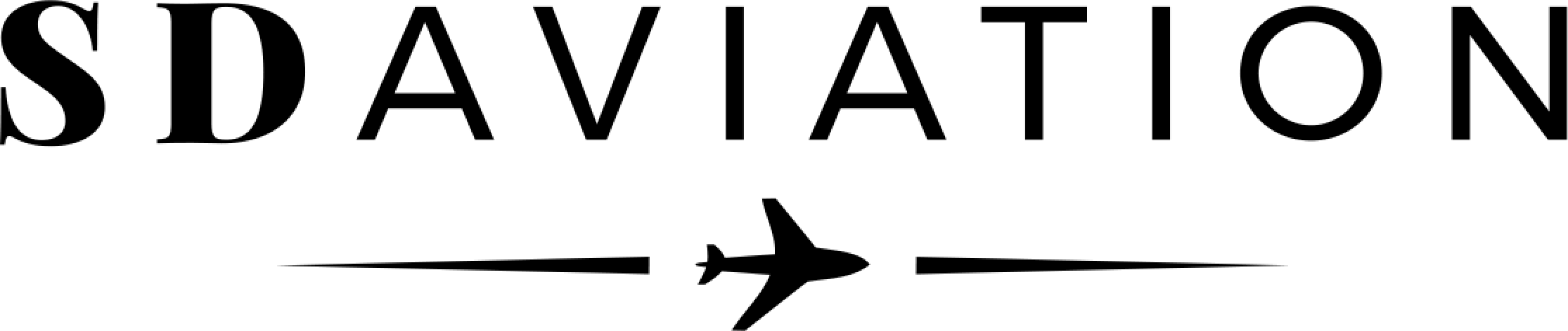 logo SD aviation bleu
