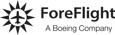 logo foreflight noir