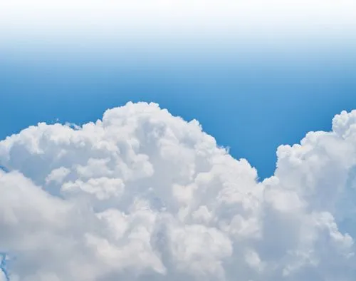 Clouds with blue sky background