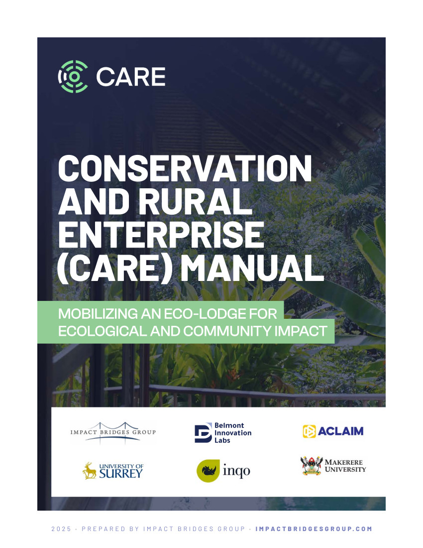 CONSERVATION AND RURAL ENTERPRISE (CARE) MANUAL