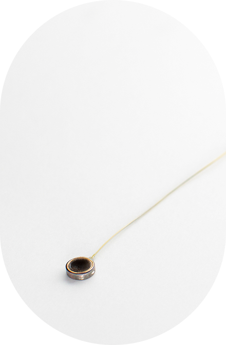 The Paradromics Brain-Computer Interface Cortical Module lays face up to show the tiny electrodes smaller than a human hair