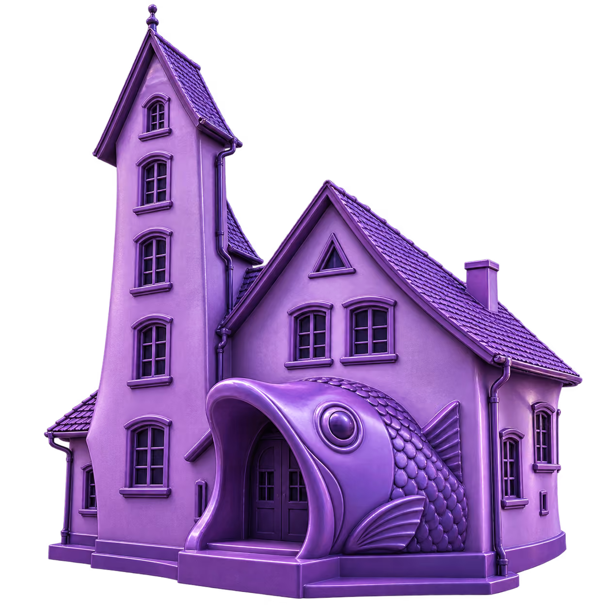 Violette 3D Illustration: Theater der Nacht in Northeim
