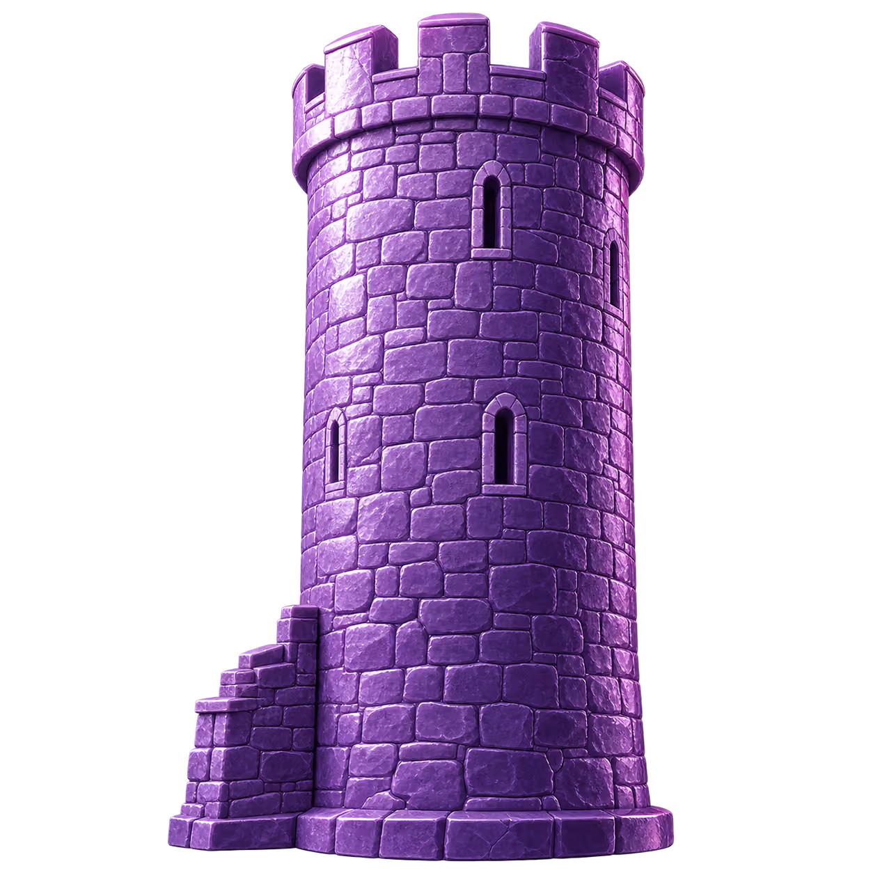 Violette 3D Illustration: Diebesturm in Witzenhausen
