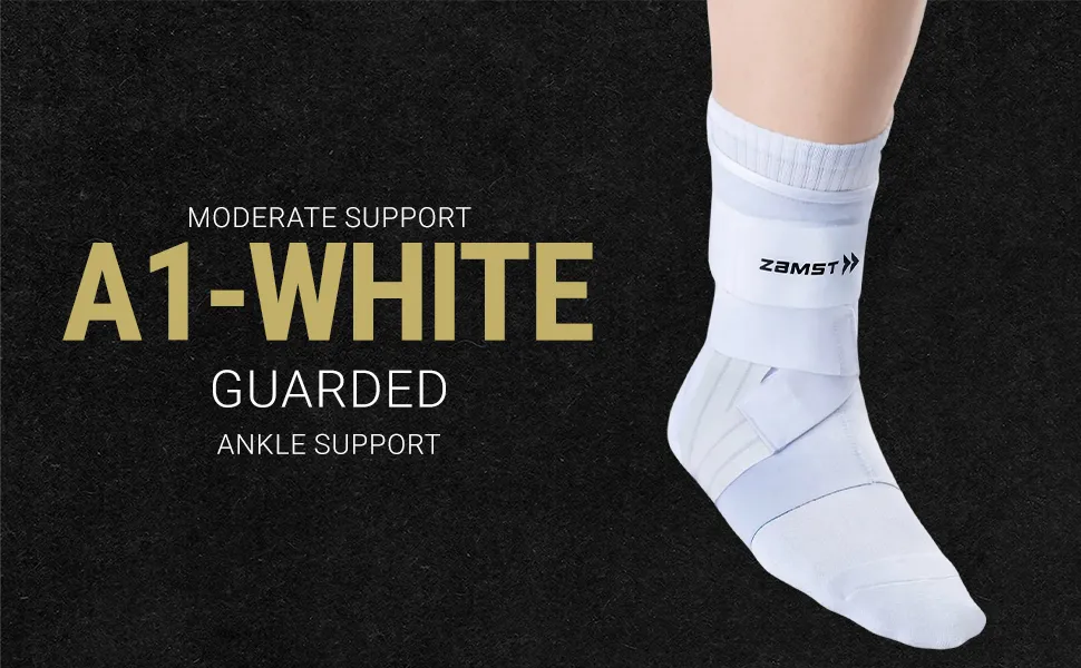 足首サポーターA1の白版、「A1 ankle brace white」を発売