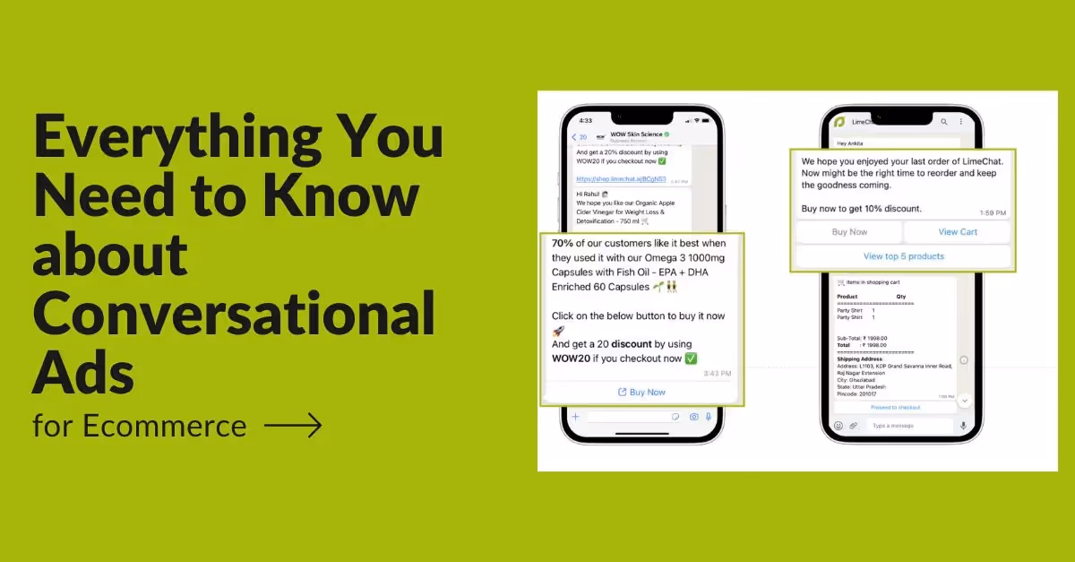 Everything You Need to Know about Conversational Ads for Ecommerce