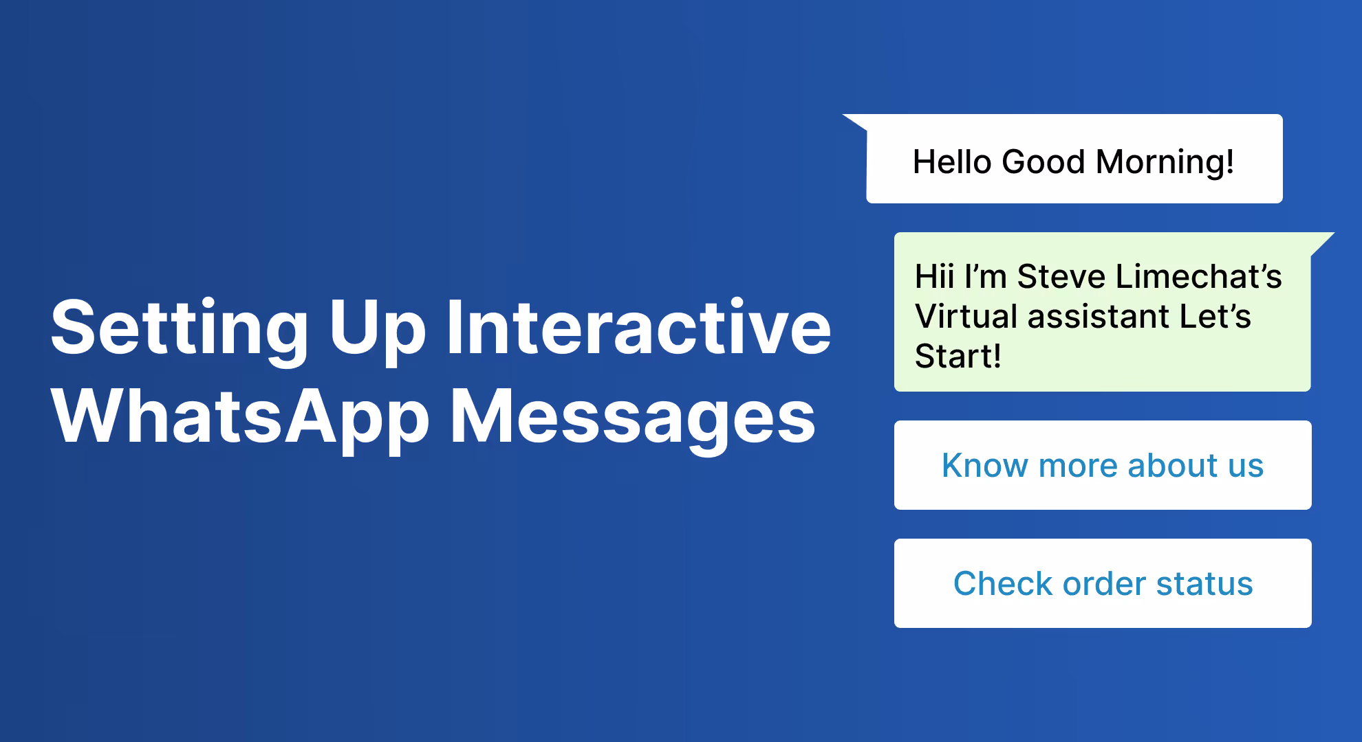 Setting Up Interactive WhatsApp Messages with Buttons in 2024