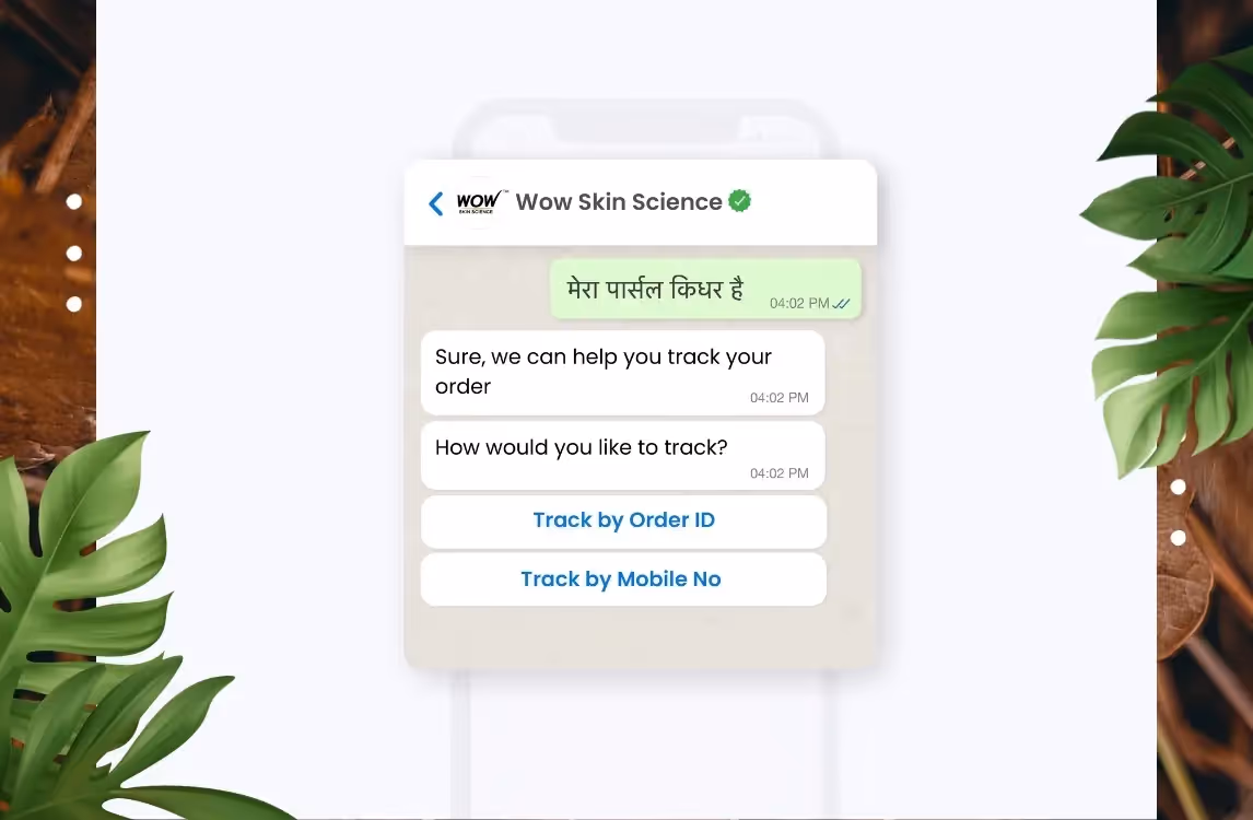 Wow Skin Science teamed up with LimeChat with the aim of giving the first human-level chat experience in e-commerce.