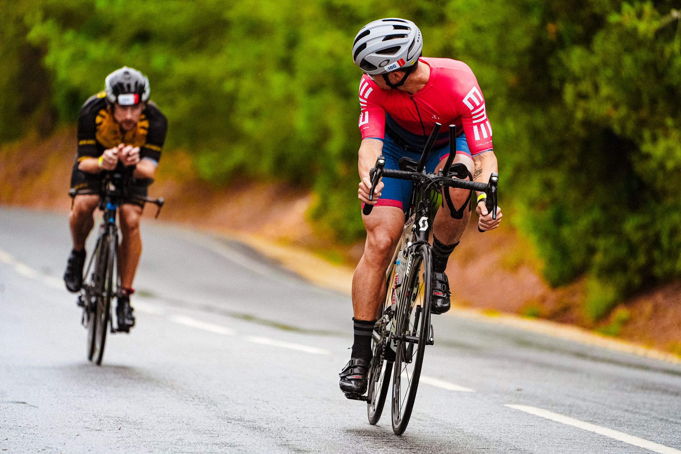 Cyclist on a long endurance ride representing Zone 2 aerobic base training