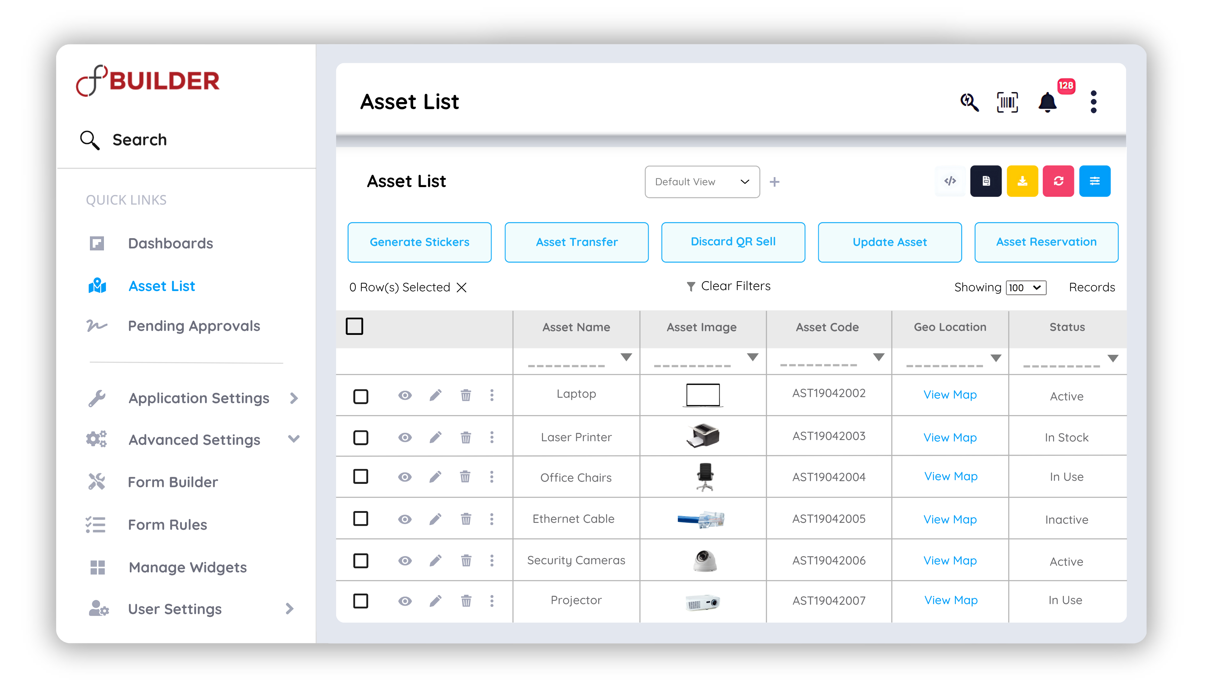 Asset Infinity's Asset Management Software