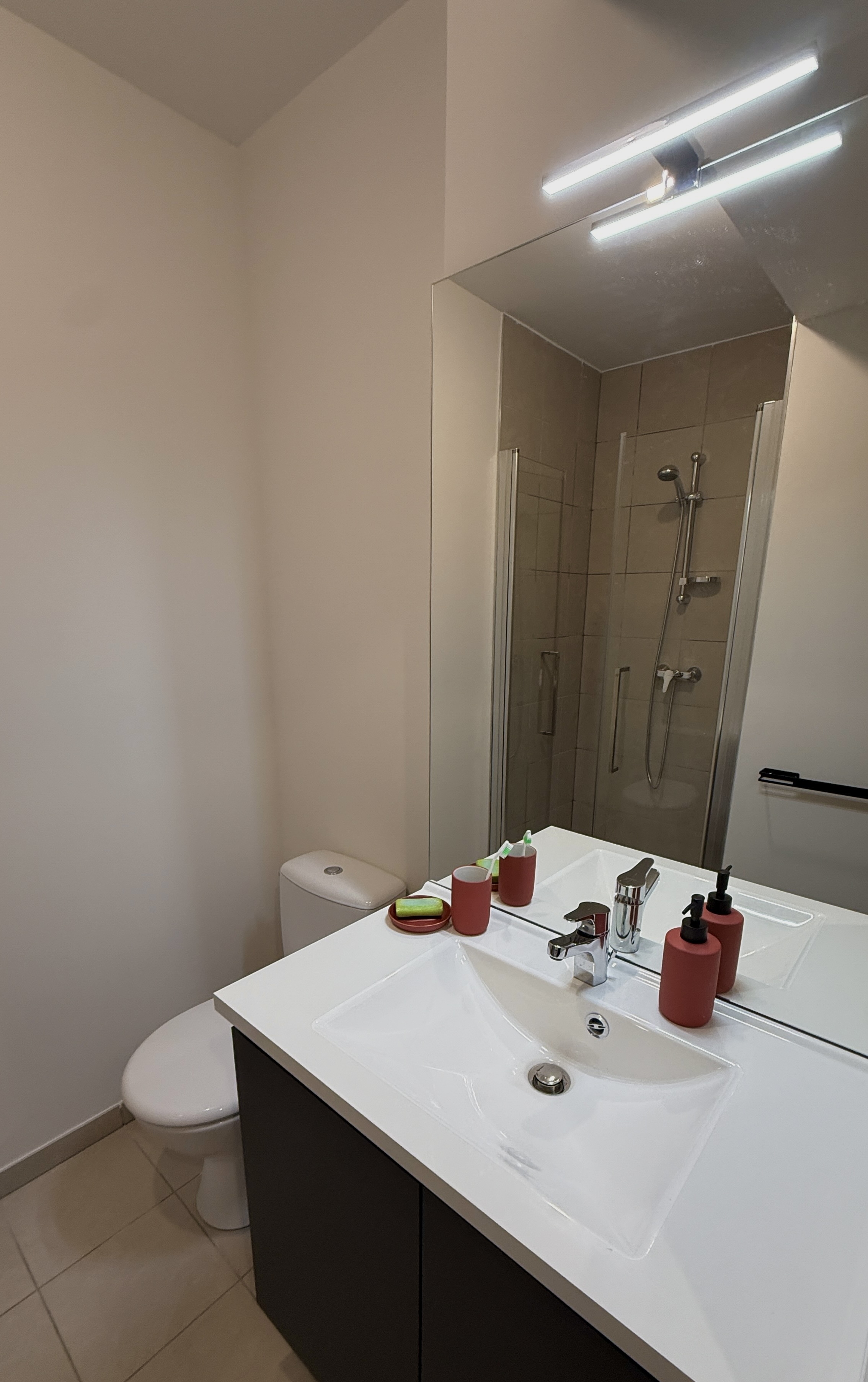 Salle d'eau pratique et équipé