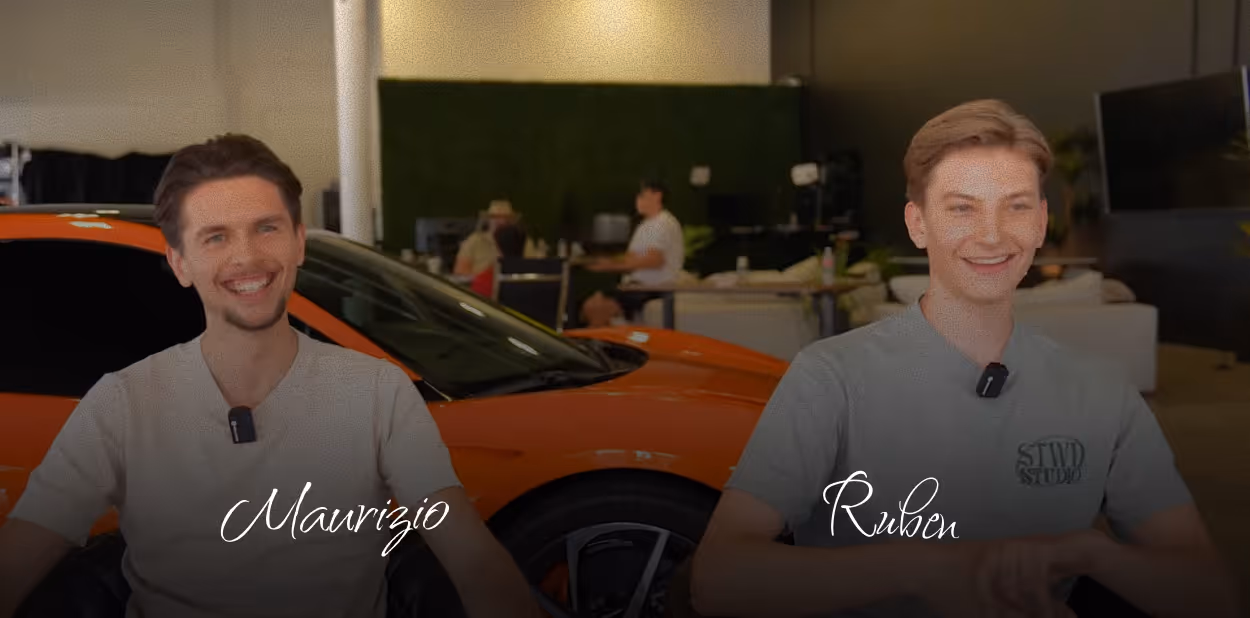 Maurizio and Ruben, the founders of Ringly