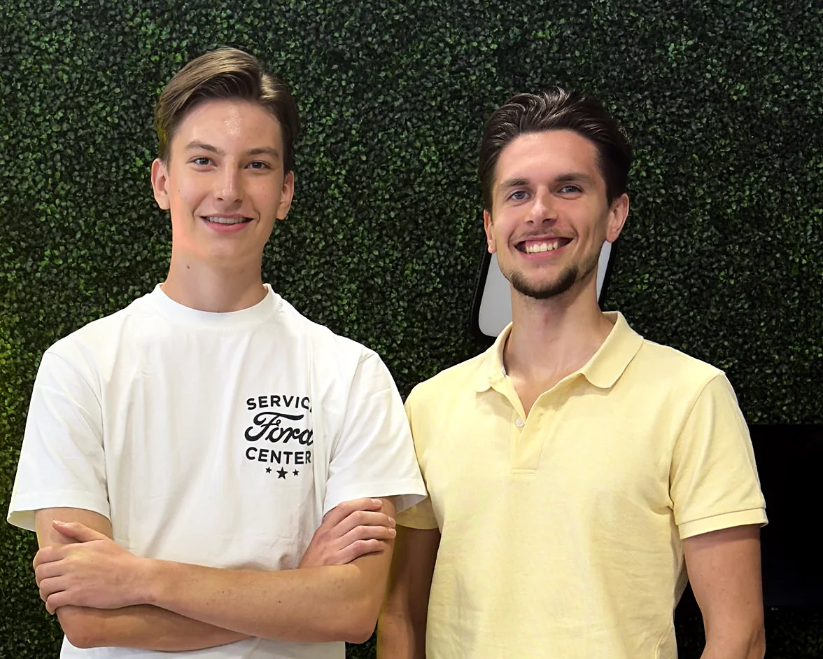 Ruben and Maurizio, the founders of Ringly