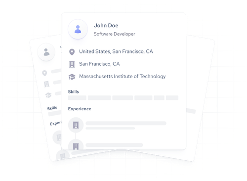Employee profile data