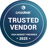 Crozdesk Trusted Vendor Badge