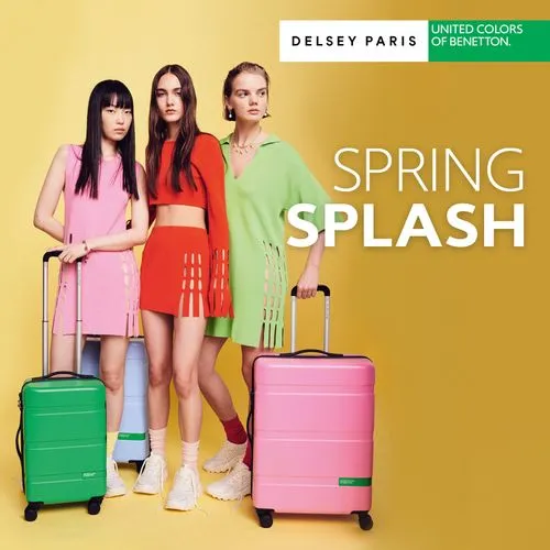 Delsey x Benetton ad