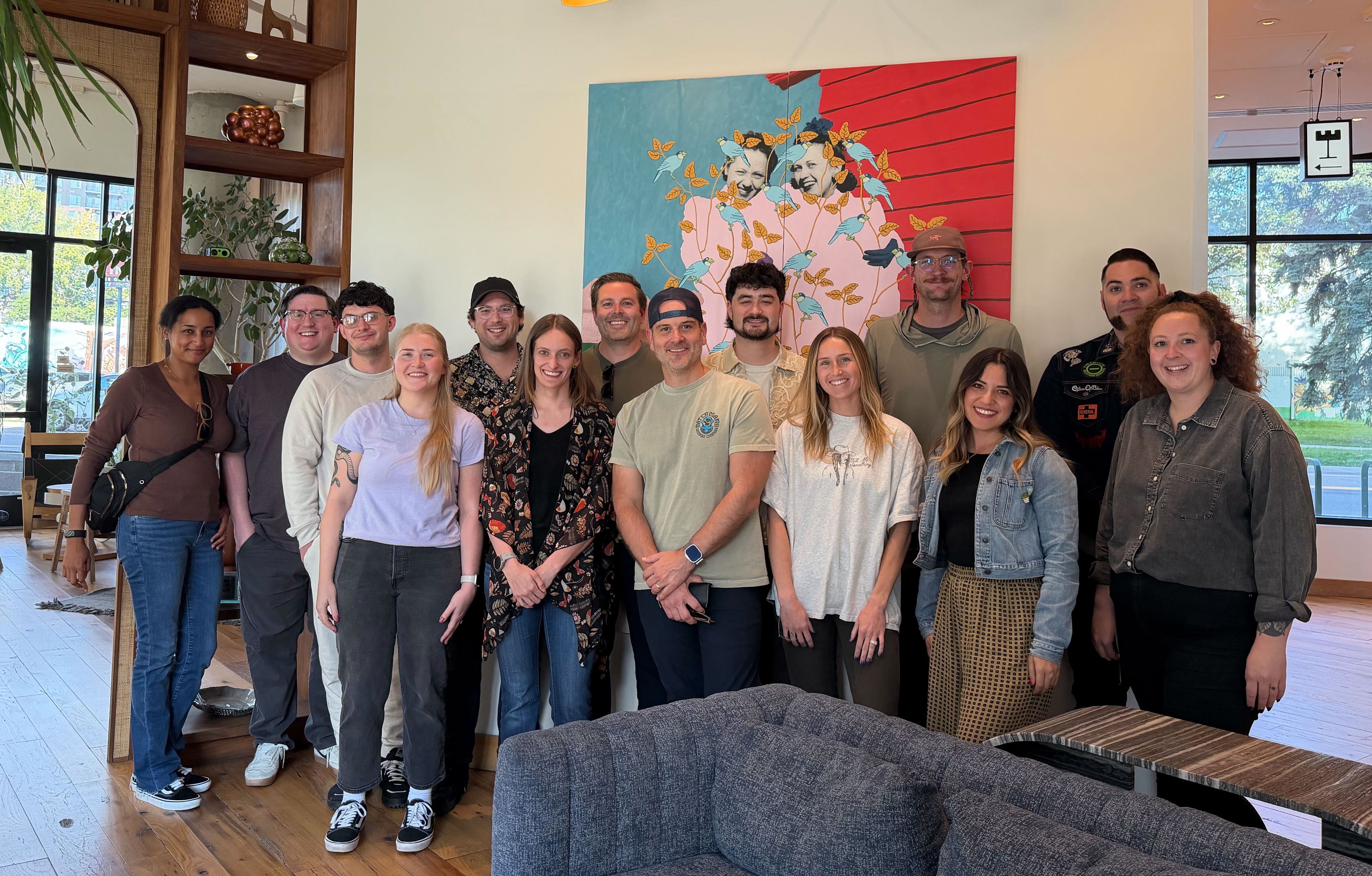 Ten speed team on retreat