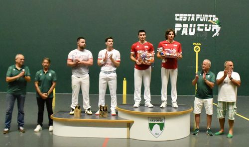 Le podium du Master 2 palois (Photos R. Cazadebat