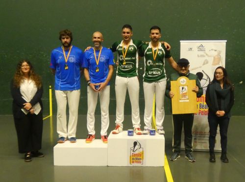 Le podium de la 1ère série.