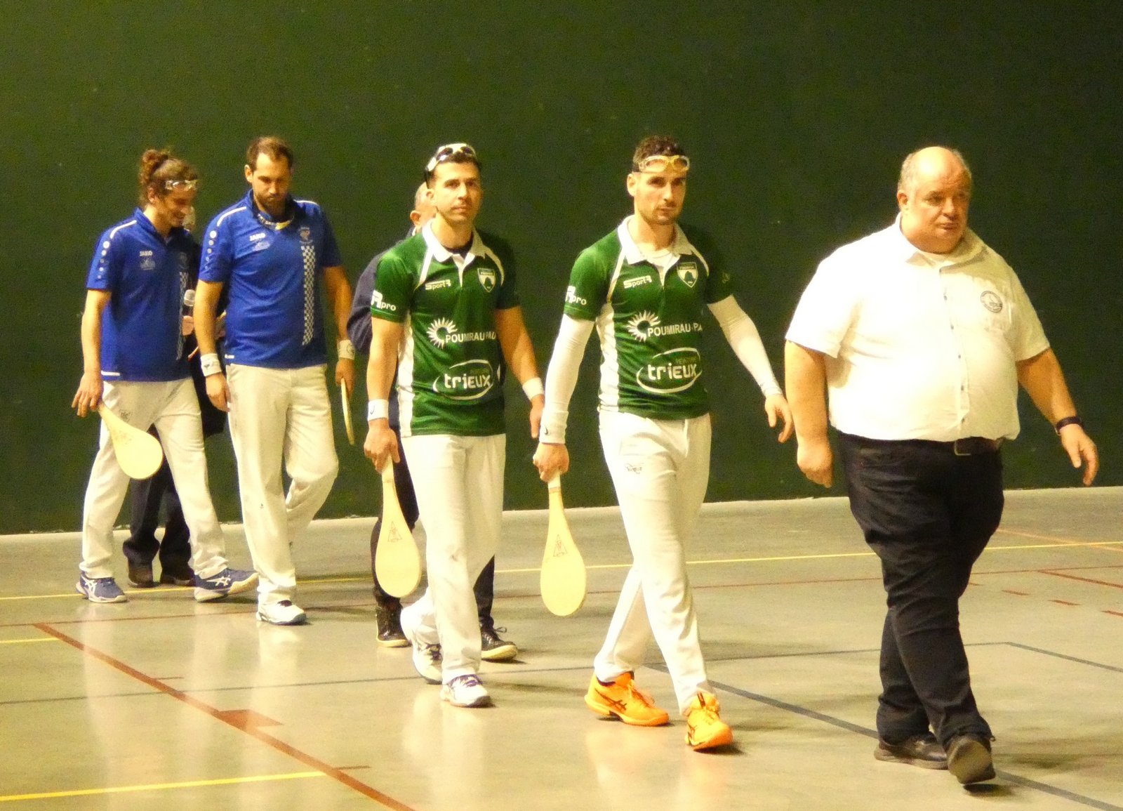 Les palois étaient entrés les premiers...