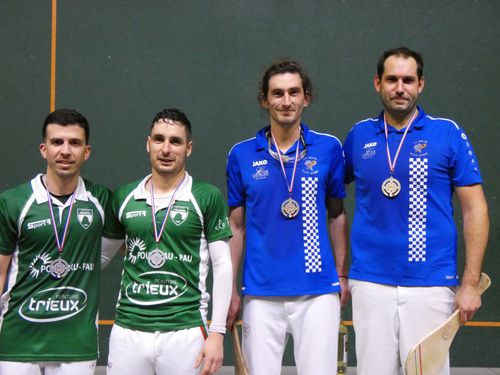 Quatre beaux finalistes donc pas de mines défaitess