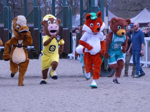 La mascotte de l'Elan, "Foxy" la mieux partie!