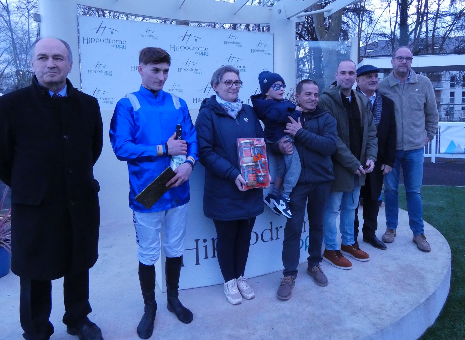 Les lauréats du grand prix Section Paloise  pelote.